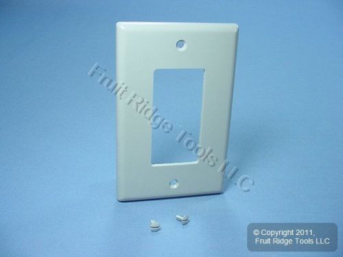 Leviton gray decora large 1-gang wallplate gfci gfi rocker switch cover 80601-gy for sale