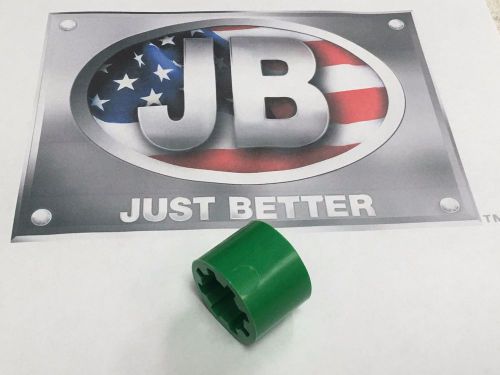 J/b industries vacuum pump flexible coupler &#034;drive-section&#034; part# pr208-fs-green for sale