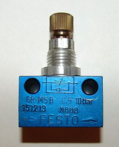 FESTO GR-M5B  151213 Pneumatic Air 1-Way Flow Control