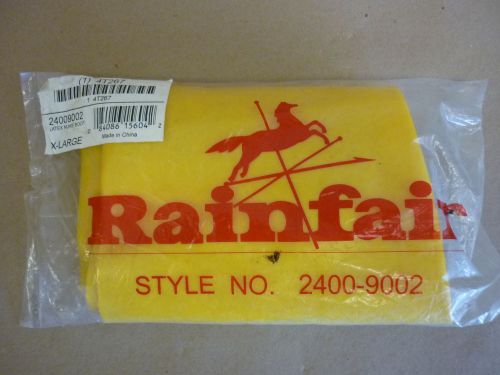 Rainfair 2400-9002 Overboot, Mens, XL, Pull On, Yellow Latex