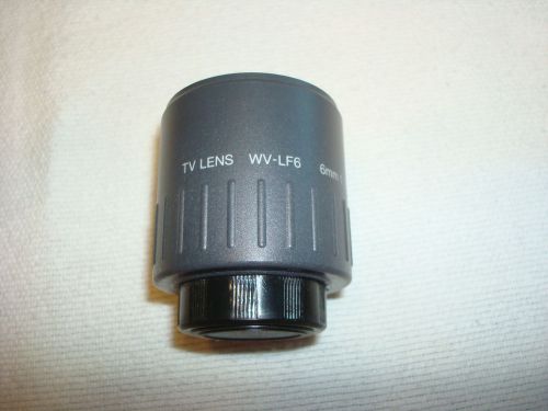Panasonic WV-LF6 6mm 1:1.4 Security camera lens