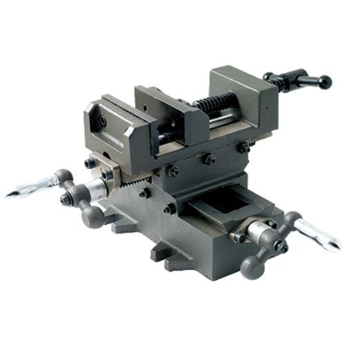 4 inch heavy duty cross slide vise with metric dial (3900-2704) for sale