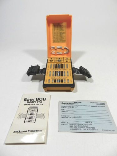 Beckman Industrial Easy BOB Model 785 Breakout Box With Manual