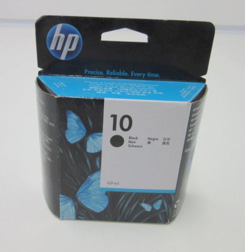 Genuine HP 10 Printer Ink Cartridge Black 69ml in Sealed Box