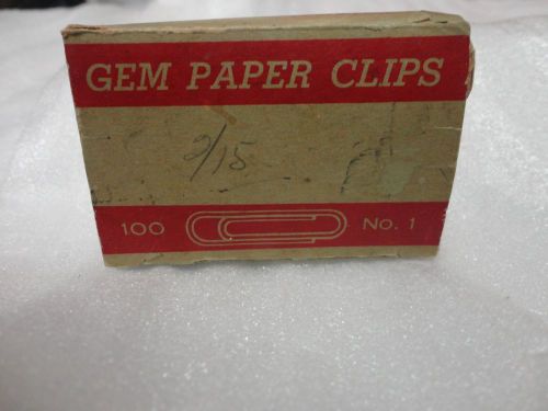 Vintage partial box noesting tiger brand paper clips liquor finish millions dai for sale