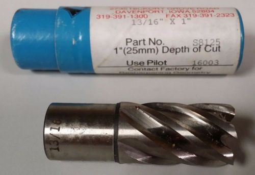 Jancy S8125 13/16&#034; x 1&#034; Slugger Drill Press Cutter Bit New Unused