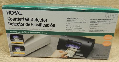 Royal Counterfeit Detector Ultraviolet Light CD100    WORKING