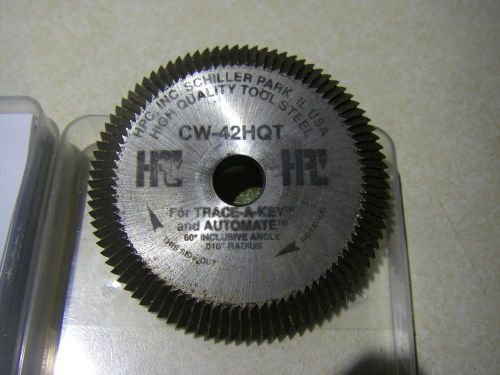 HPC key machine locksmith blade hpc duplicator key machine wheel CW 42HQT