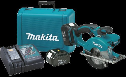 New makita bcs550 18v lith -ion 5-3/8 metal cutting circular saw kit for sale