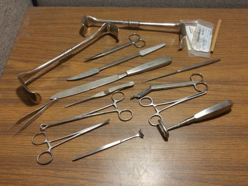 17 Pc Misc Medical Tool lot Solway Miltex &amp; More