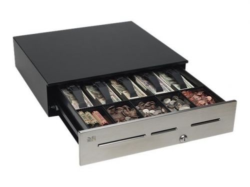 MMF Advantage Cash Drawer 18x16.7 3 Slots Stainless Steel Front Kwick Kable POS