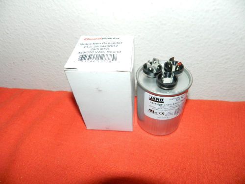 ROUND CAPACITOR 45/5 ELE-45/5440RD2  45/5 mfd 440/370  4 1/4 inches tall