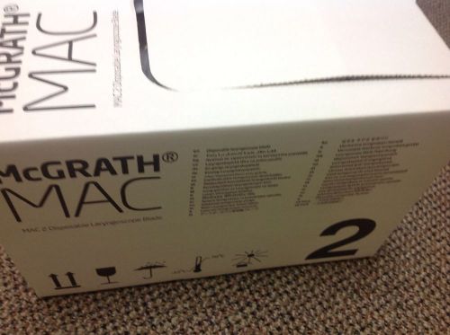 MacGrath MAC disposable laryngoscope blades size 2
