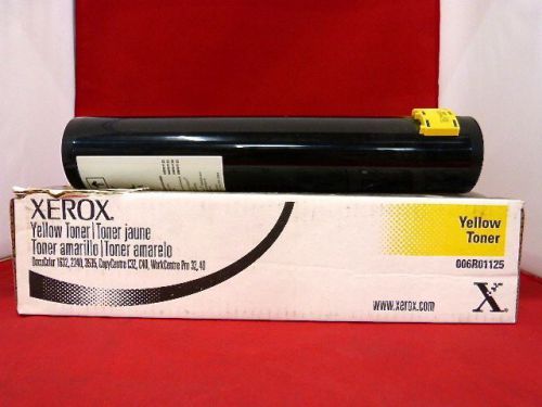 6R1125 006R1125 Genuine Xerox Yellow Toner C32 C40 1632 2240 3535 Pro 32 40 &amp;