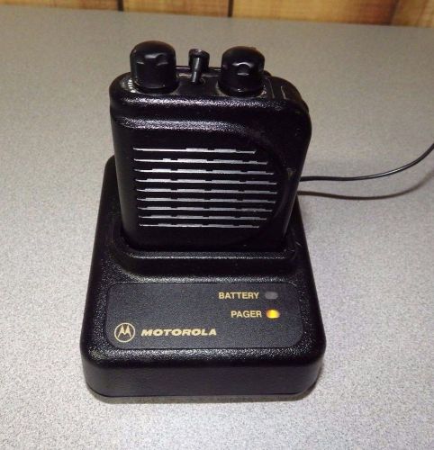 Motorola Minitor III A03YMS7238BC VHF Pager with Charger NON Stored Voice