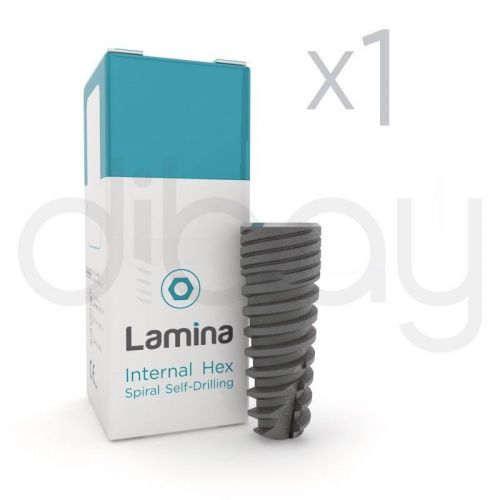 1 x Dental Implant Implants LAMINA® Spiral Conical Body, Internal Hex System, CE