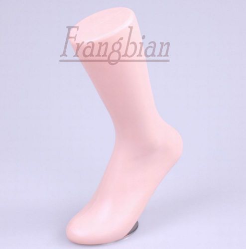 1x Male Mannequin Left Foot Leg With Magnetic Bottom For Sox/Sock Display