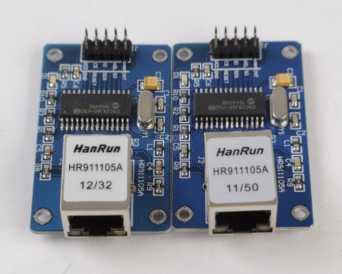 2pcs enc28j60 ethernet lan module schematic network module for arduino raspberry for sale