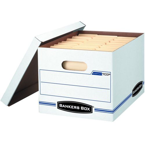Bankers box stor/file basic-duty storage boxes with lift-off lid letter/legal... for sale