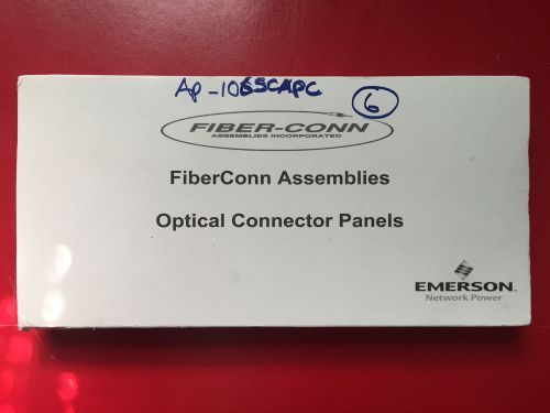 Emerson Fibercon Assemblies Optical Connector Panels Six Per Panel