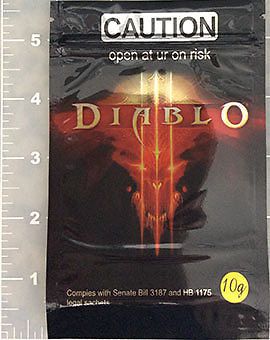 Caution Diablo 10g *50* Empty Bag