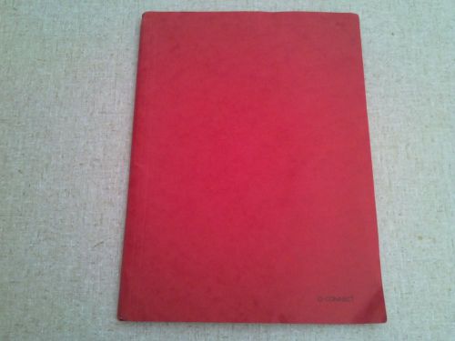 Red Cardboard Paper Folder