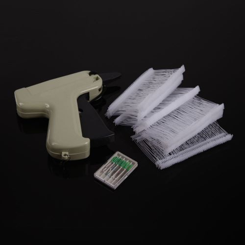 Garment clothing price label tag tagging tagger gun with 1000 3&#034; barbs 5 needles for sale