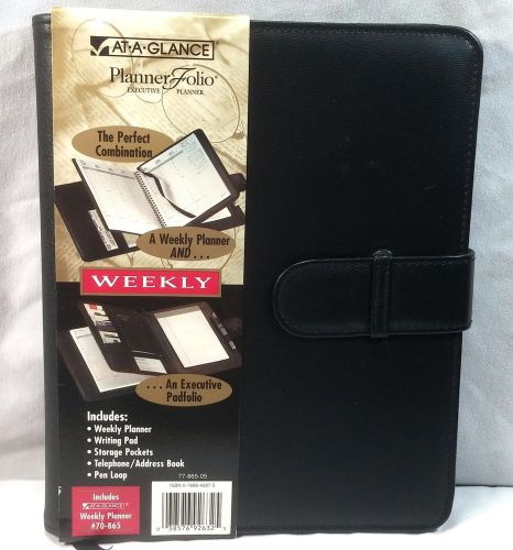 At A Glance Weekly Executive PlannerFolio 77-865-05 Planning Communication Combo