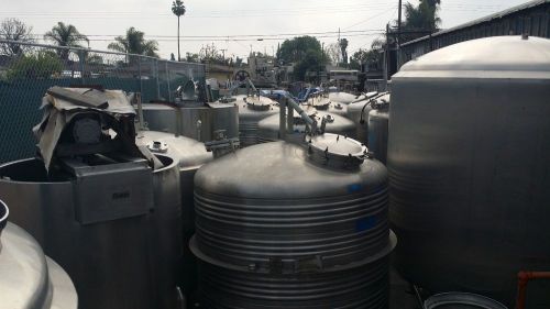 1000 Gal. CE HOWARD Stainless Steel Zone Jacketed Tanks (12 avail.)