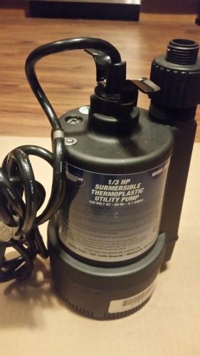 Superior pump 1/3 hp. submersible pump for sale