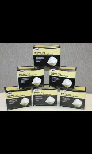 SAS Safety 8617 N95 RESPIRATOR FACE MASKS-Breathing quantity 6 boxes 120 masks