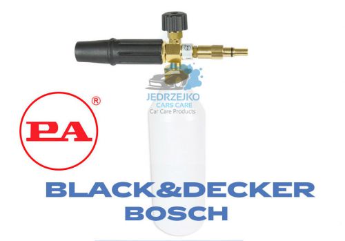 &#034;pa&#034; italy pressure washer snow foam lance for black &amp; decker , bosh new type for sale