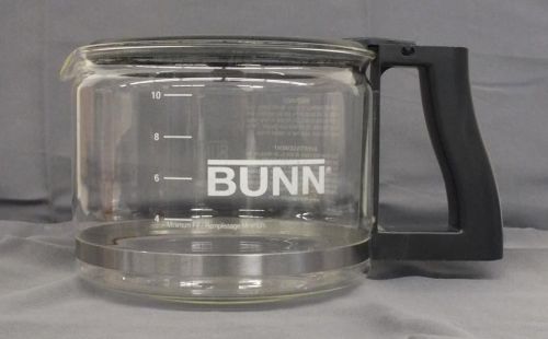 Bunn Commercial Coffee Maker 10-Cup Glass Carafe w/Black Handle Fast Shipping