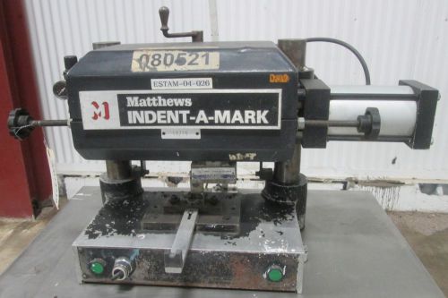 Matthew&#039;s Indent-A-Mark Marking Press - Used - AM14719