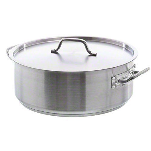 Pinch (BZ-20)  20 qt Stainless Steel Brazier w/Cover