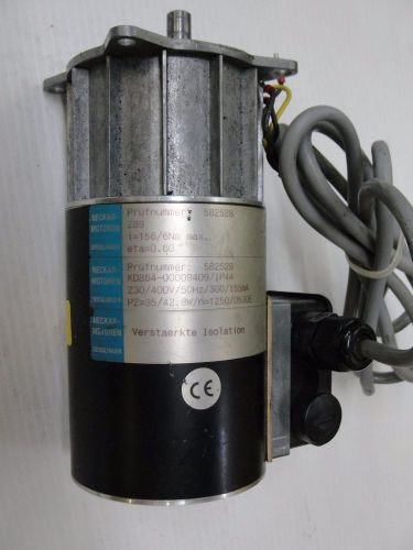 Used Neckar Prufnummer AC Motor, 582528, KD854-00009409, 230/400V