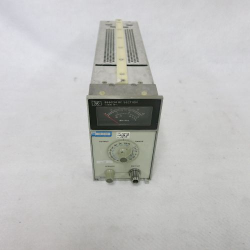 Hp / agilent 86603a 1-2600 mhz  rf section plugin for 8660c generator for sale