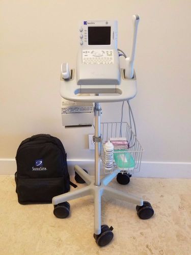 SonoSite Ultrasound 180 Portable System BUNDLE: 2 Probes Printer Stand Backpack