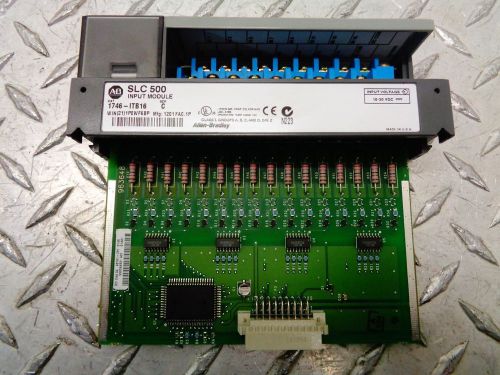 ALLEN BRADLEY SLC500 INPUT MODULE 1746-ITB16 SER.C