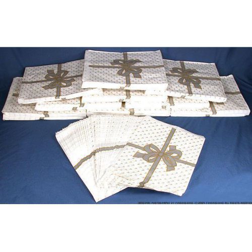 1000 Silver Bow Paper Gift Bags 8 1/2&#034; x 11&#034;
