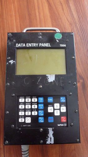 Wtc TB96-P17A Welding Technology Corp, Data Entry Panel   *nice condition*