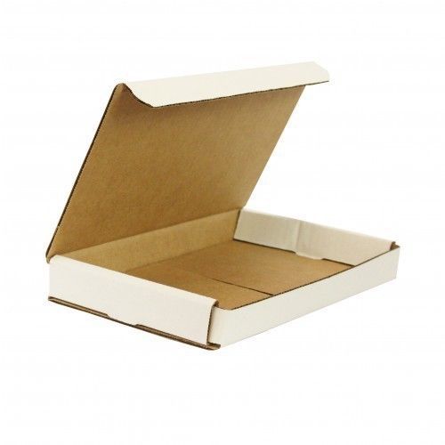 White Corrugated Cardboard Shipping Boxes Mailers 9&#034; x 6&#034; x 1&#034; (Bundle of 50)