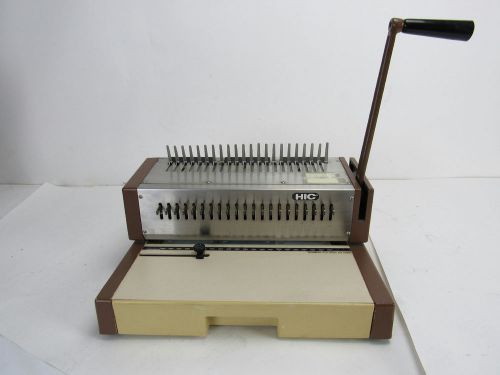 Hic hpb-210 manual comb punching binding machine for sale