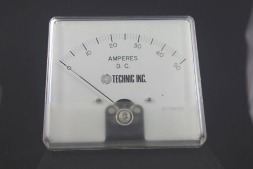 One NOS Technics Inc DC Milli-Amp Panel Meter