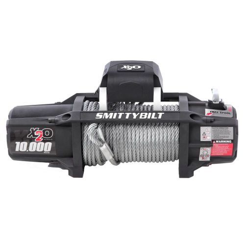 New smittybilt x2o waterproof winch lb load capacity 10000 synthetic rope 97510 for sale