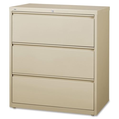 Lorell 3-drawer putty lateral files 88027 for sale