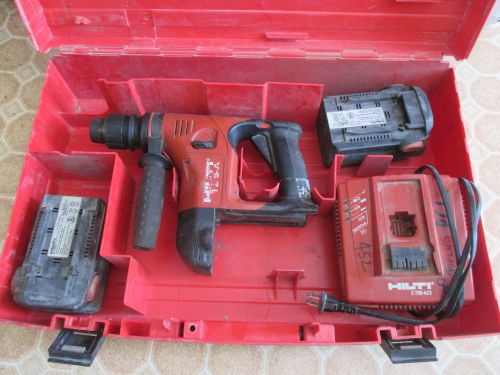 Hilti te 6-a cordless rotary hammer drill. with case and charger. 36 volt / 36v for sale