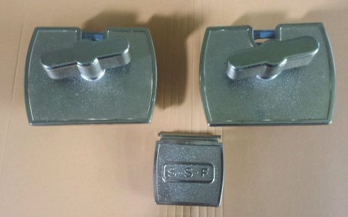 Lot of 2 $.25 Coin Mechanisms SSF Silent Sales Force Candy Gumball Machines