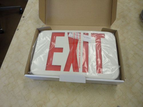 E-conolight 2 sided led exit sign e-xpl2rbw new - unused in original box for sale