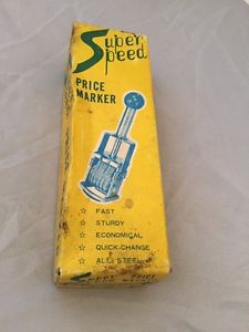 Super Speed Price Marker Vintage Model I 23 Elmark Products NY